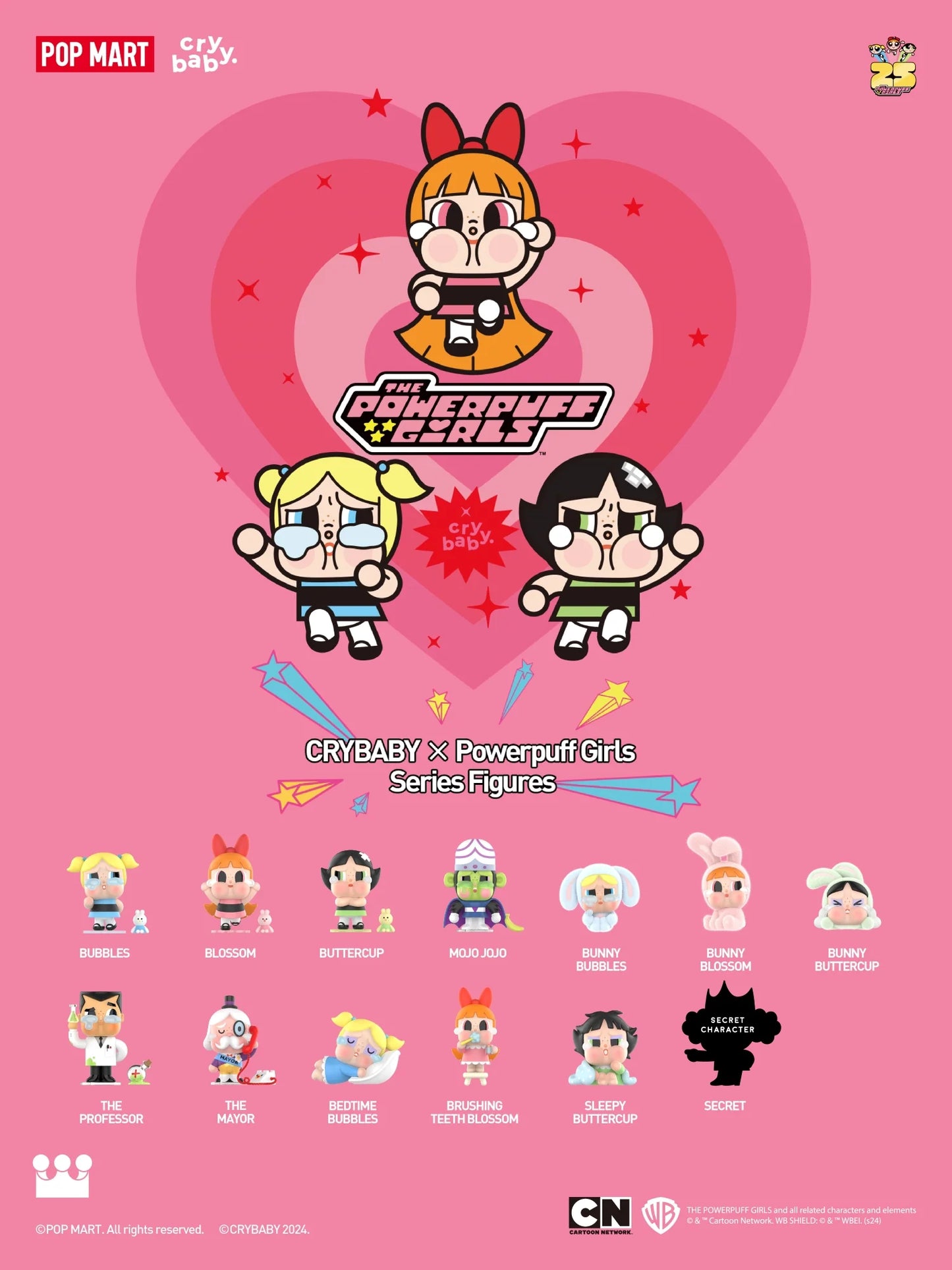 POP MART x Crybaby The Powerpuff Girls Series Blind Box