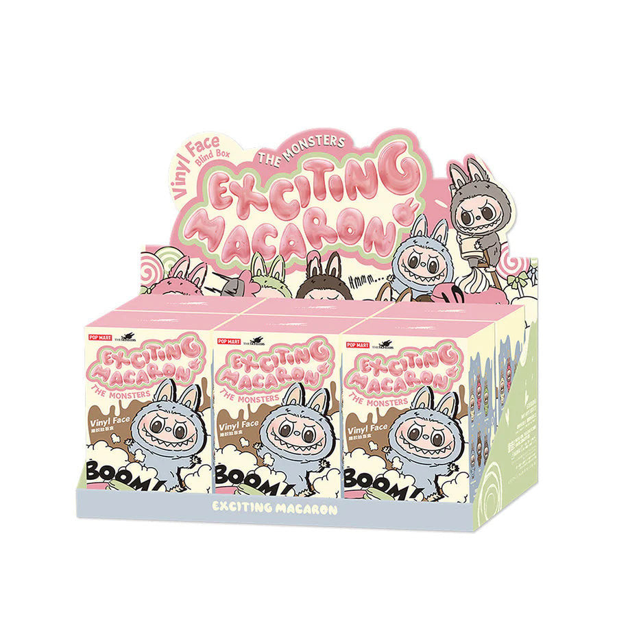 POP MART The Monsters Exciting Macaron Series Plush Pendant Blind Box V1