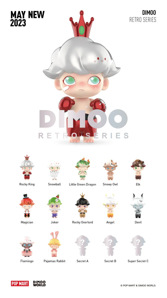 POP Mart x Dimoo Retro Series Blind Box